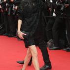 La directora vestida de Valentino en la alfombra roja previa a la presentación de Gracia de Mónaco.