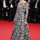 La actriz francesa posa en la alfombra roja de la presentación de Gracia de Mónaco.