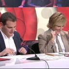 Jurado, junto a Albert Rivera.