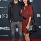 Junto a Johnny McDaid en el estreno de 'Hand of God'