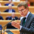 Debate en el Senado entre Sánchez y Feijóo.
