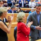 Debate en el Senado entre Sánchez y Feijóo.