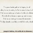 ﻿A la orilla de la chimenea (Dos p&aacute;jaros de un tiro, 2007)