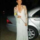 En su boda con Rafael Amargo en septiembre de 2003.