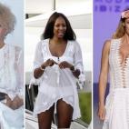 Hoy día es fácil ver a actrices, modelos (como Naomi Campbell y Elizabeth Reyes, a la derecha) e incluso a novias en el altar luciendo modelos blancos, llenos de bordados y jaretas, de lo que se ha venido a llamar estilo ad lib o ibicenco. Per...