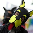 Los y las participantes en la marcha del Orgullo 2021 en Madrid