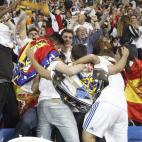 El Bernabéu se ha llenado para celebrar la 'Décima' del Madrid