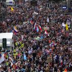 Manifestaci&oacute;n de negacionistas en Berl&iacute;n