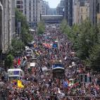 Manifestaci&oacute;n de negacionistas en Berl&iacute;n