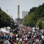Manifestaci&oacute;n de negacionistas en Berl&iacute;n