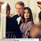 En la Casa Blanca, en una cena de estado en honor al presidente argentino Carlos Menem