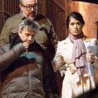 En el rodaje de la película de Alex de la Iglesia La chispa de la vida con José Mota en Cartagena