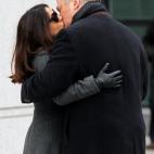 Con el actor Alec Baldwin en el rodaje de Drunk Parents en Nueva York