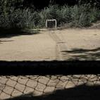 Mini porterías en otro punto de Río de Janeiro.