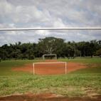 Tres porterías en Brasilia.