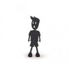 Aplasta a este chavalillo en tu libro (ahora entendemos los motivos de su cara de sorpresa) y deja que sus pies cuelguen para volver a encontrarle rápidamente. (Vía The Strand.)