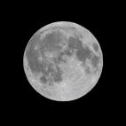 Vista de la Luna llena tomada desde Andratx, Mallorca