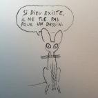 "Si Dios existe, no mata por un dibujo".