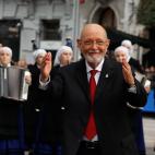 Eduardo Matos Moctezuma, efusivo con el público