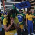 En Río de Janeiro se vivieron escenas de tensión entre los simpatizantes de Bolsonaro.