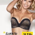 Adriana Cernanova, en la campaña del Perfect Strapless.