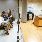 La presidenta de Castilla-La Mancha y secretaria general del PP, María Dolores de Cospedal, en los Juzgados de Toledo.