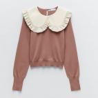 Jersey de cuello bobo, de Zara