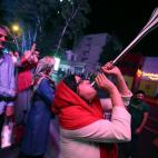 Seguidores de Irán, en una plaza de Teherán (ATTA KENARE/AFP/Getty Images)