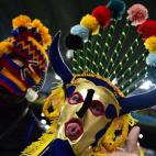 Dos aficionados durante un partido de Honduras (GABRIEL BOUYS/AFP/Getty Images)