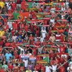 Aficionados portugueses (DIMITAR DILKOFF/AFP/Getty Images)