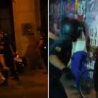 Estas dos imágenes son de la Jornada Mundial de la Juventud en Madrid. La visita del papa de agosto de 2011 terminó con varias noches de disturbios y violencia policial. Fotógrafos y ciudadanos registraron algunos de esos momentos. Como cuand...