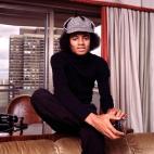 Posando en Nueva York.