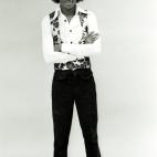 Durante una sesión de fotos en Los Angeles, California.