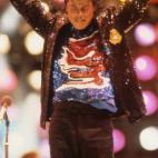 Durante un concierto en 1984.