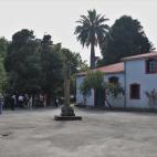 Parte de los edificios localizados en la granja de Meirás