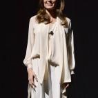 LAS VEGAS, NV - MARCH 25: Actress Angelina Jolie onstage during The State of the Industry: Past, Present and Future and Universal Studios Presentation at The Colosseum at Caesars Palace during CinemaCon, the official convention of the National ...