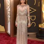 HOLLYWOOD, CA - MARCH 02: Actress Angelina Jolie attends the Oscars held at Hollywood & Highland Center on March 2, 2014 in Hollywood, California. (Photo by Jason Merritt/Getty Images)