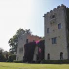 Vista de las torres de Meirás durante la visita
