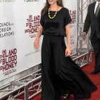 NEW YORK, NY - DECEMBER 05: Angelina Jolie attends the premiere of 'In the Land of Blood and Honey' at the School of Visual Arts on December 5, 2011 in New York City. (Photo by Stephen Lovekin/Getty Images)