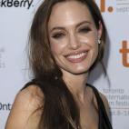 TORONTO, ON - SEPTEMBER 09: Actress Angelina Jolie arrives at 'Moneyball' Premiere at Roy Thomson Hall during the 2011 Toronto International Film Festival on September 9, 2011 in Toronto, Canada. (Photo by Jason Merritt/Getty Images)
