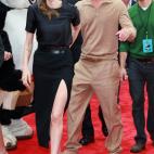 HOLLYWOOD, CA - MAY 22: Actors Angelina Jolie (L) and Brad Pitt attend the premiere of DreamWorks Animation's 'Kung Fu Panda 2' at Mann's Chinese Theatre on May 22, 2011 in Hollywood, California. (Photo by David Livingston/Getty Images)