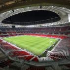 Interior del Estadio &Aacute;hmad Bin Ali.