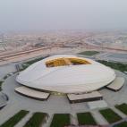 Exterior del Estadio Al Janoub.
