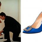 Una imagen vale más que mil palabras, así que ¿qué os vamos a decir a estas alturas de los Manolos azules de Sexo en Nueva York? El modelo Hangisi de Manolo Blahnik es el elegido por Mr. Big para pedir matrimonio a Carrie (esta vez sí). De...