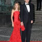 En una gala celebrada en el Stockholm Concert Hall, en Estocolmo. El diseño era de Juan Varela.