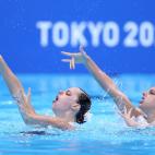 La exhibición de España, a cargo de Alisa Ozhogina Ozhogo e Iris Tio Casas, estuvo cargada de pasión