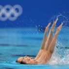 La pareja de representante de China, Xuechen Huang y Wenyan Sun