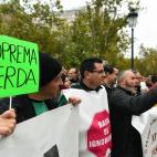 Manifestaci&oacute;n ante el Tribunal Supremo en Madrid.