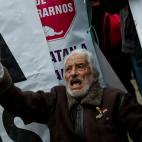 Manifestación ante el Tribunal Supremo en Madrid.