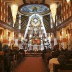 Fieles cristianos en la Misa del Gallo (AP Photo/Hadi Mizban)